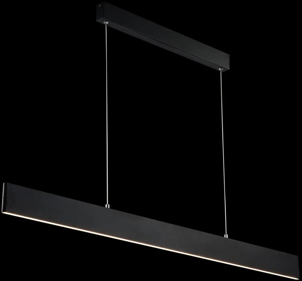 MAYTONI P010PL-L30B STEP Modern Led Függesztett Lámpa Fekete LED IP20