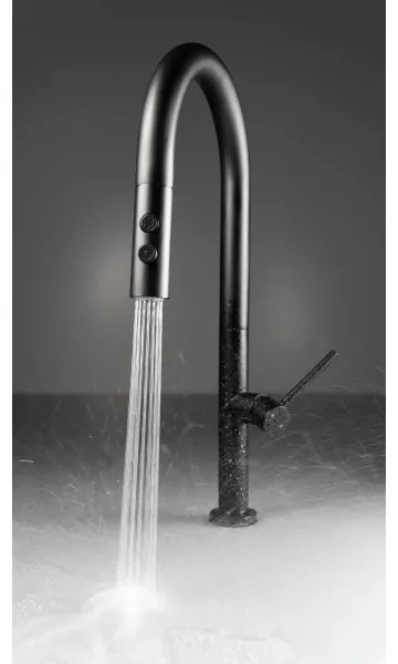 Deante BQO_N72M - Mosogatócsap kihúzható permetezővel OLFATO fekete