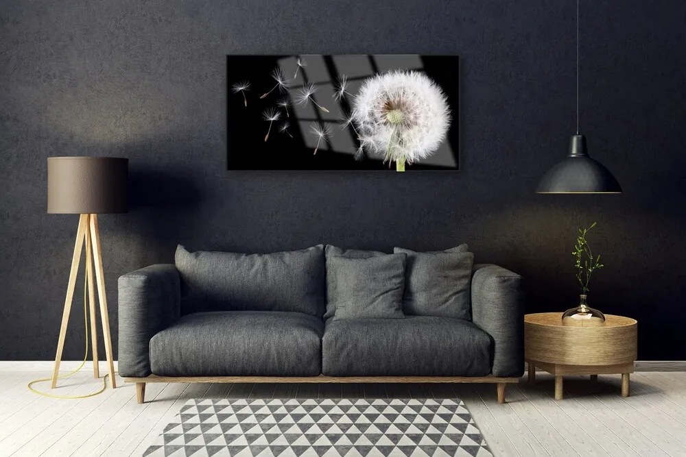 Fali üvegkép Pitypang 120x60cm