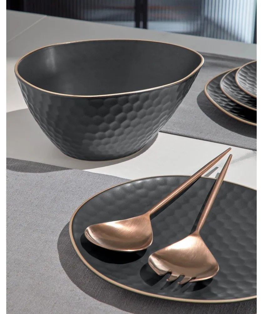 Rozsdamentes acél salátaszedő 2 db-os Kelda – Kave Home