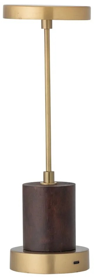 Aranyszínű LED dimmelhető asztali lámpa fém búrával (magasság 30 cm) Chico – Bloomingville