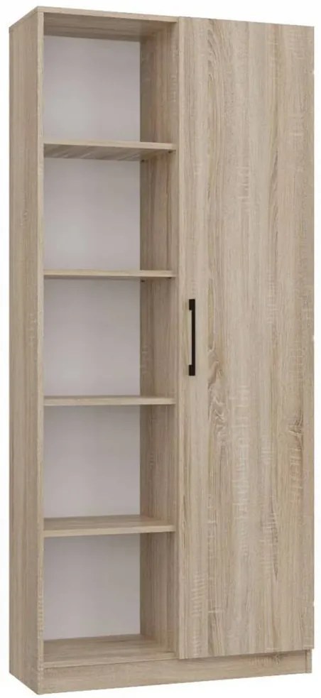 Aldabra RD-80 polcos szekrény, 80x182x30 cm, sonoma