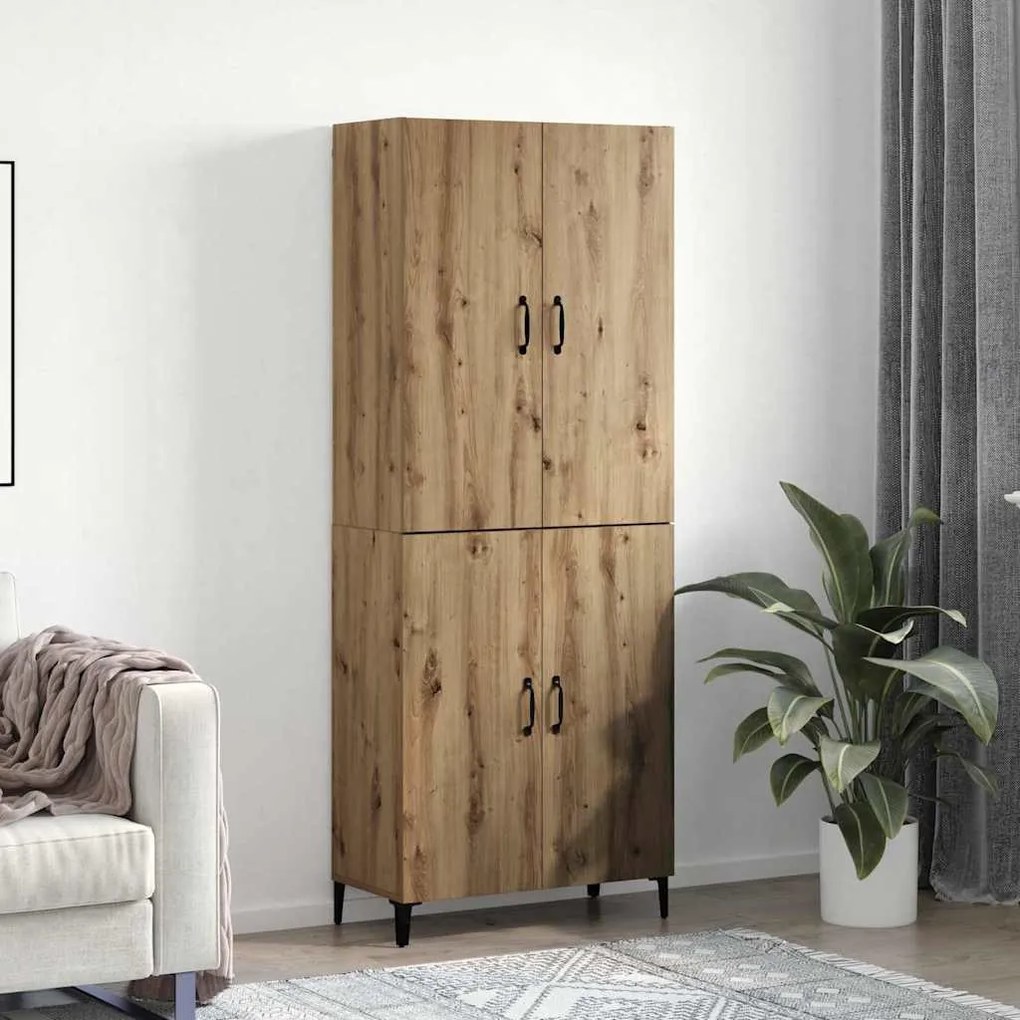 Magasfiú kézműves tölgy 69.5 x 34 x 180 cm Faanyag