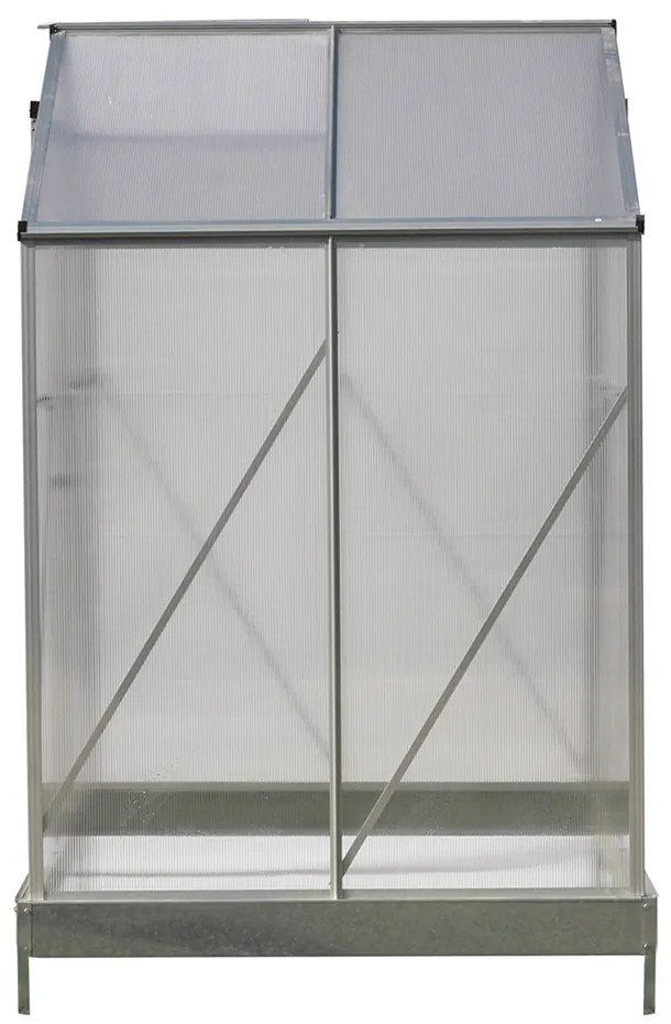 Kerti üvegház, polikarbonát, 190x130,8x219cm, KACEN TYP 1