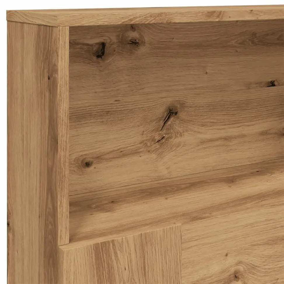 kézzel készített tölgyfa fejtámla szekrény 180 x 19 x 103,5 cm