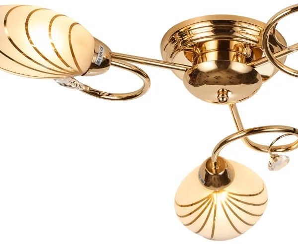 Brilagi - Felületre szerelhető csillár MEGAPOLIS 3xE14/60W/230V arany