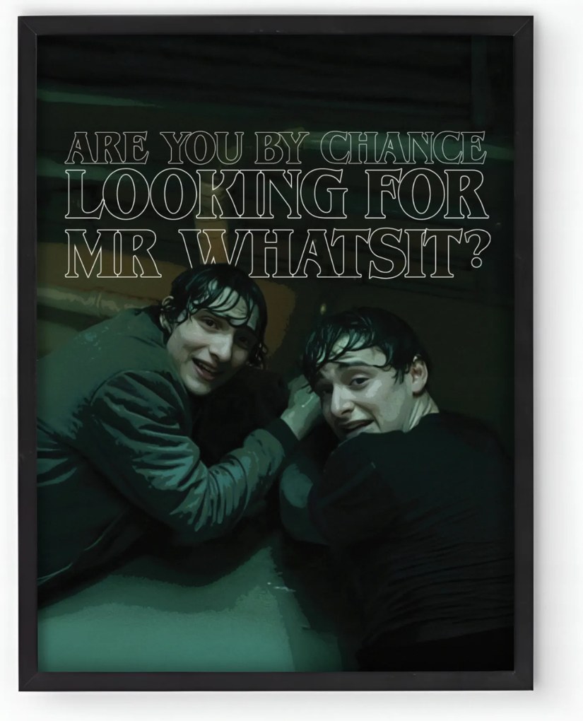 Keretezett poszter Stranger Things sorozat 30x40 cm