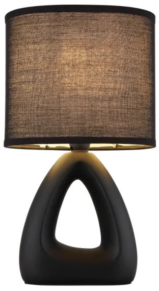 Globo 21731S - Asztali lámpa TRIANGLE 1xE14/40W/230V fekete