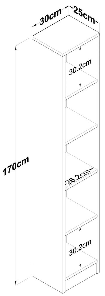 Regál Tedene 1 (dió) . 1092845