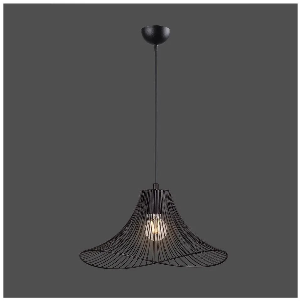 Fekete függőlámpa ø 40 cm Wavy – Squid Lighting