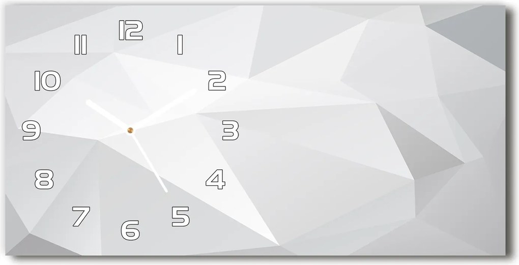 Üveg falióra csendes absztrakt háttér 60x30cm