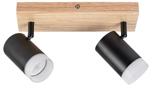 Rabalux 73122 - TORAS mennyezeti spotlámpa 2xGU10/5W/230V tölgy