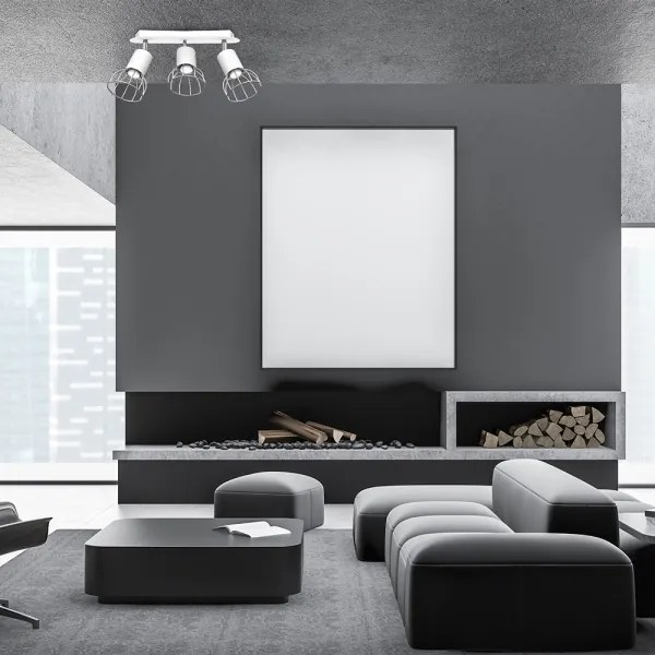 Spotlámpa DANTE 3xGU10/25W/230V fehér/fényezett króm