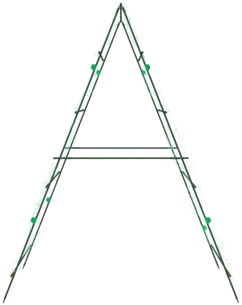 acél A-alakú kerti rács kúszónövényekhez 99 x 90 x 175,5 cm