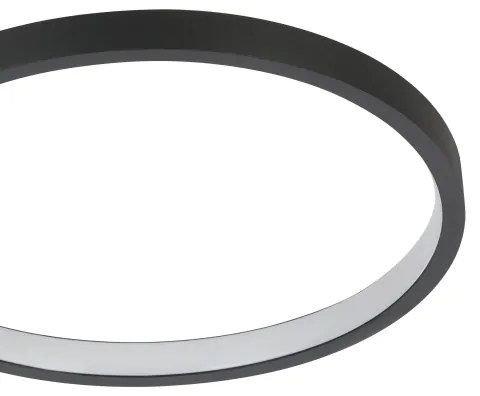 Eglo 900421 - LED Dimmelhető mennyezeti lámpa GAFARES LED/15W/230V fekete + távirányító