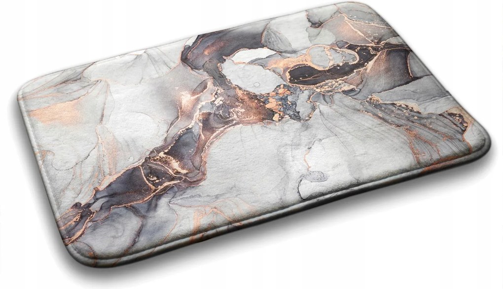 Puha fürdőszobaszőnyeg Világos márvány 75x45 cm