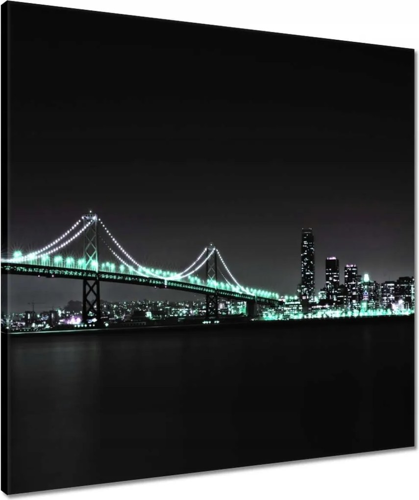 Vászonkép 60x60 Türkiz fények