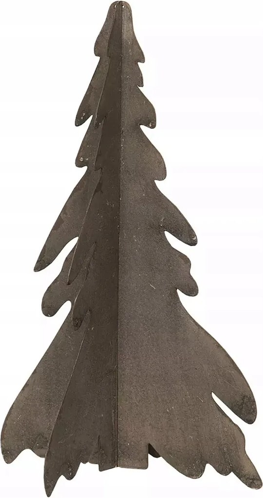 Karácsonyfa Figura Szürke Loft 25cm karácsonyi asztal összecsukható szekrény