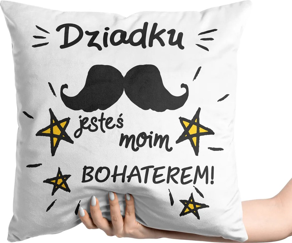 Nagypapa Napi Ajándék Velvet Velúr Párnahuzat 40x40cm Nagypapa