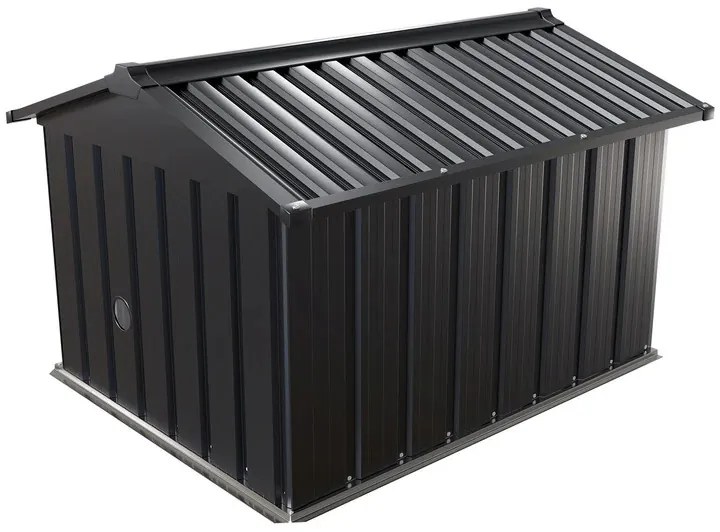 Juskys Robotfűnyíró garázs 98x89x63 cm - antracit