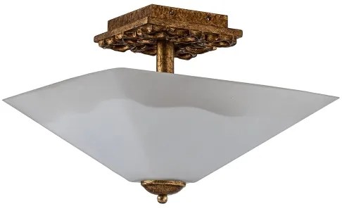 Flambeau STAR-F-S-DG - Mennyezeti lámpatest STAR 2xE27/40W/230V, rézszínű