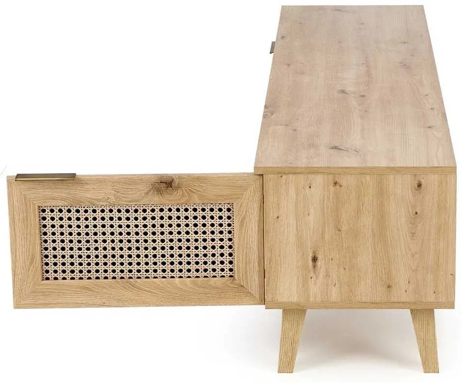 Rustico TV állvány, artisan tölgy