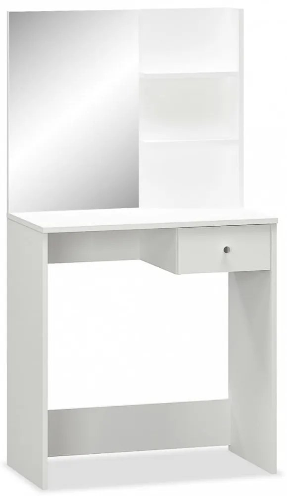 fehér faforgácslap öltözőasztal 75 x 40 x 141 cm