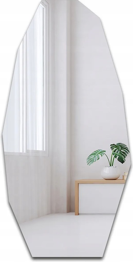 Organikus tükör Pirit szabálytalan forma 100x200 falra szerelhető