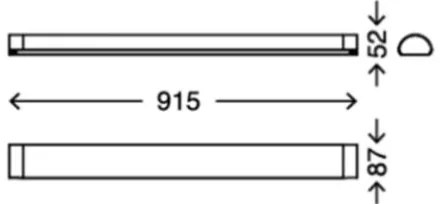 Briloner 2070-218 - BATH LED fürdőszobai tükörvilágítás 15W IP44