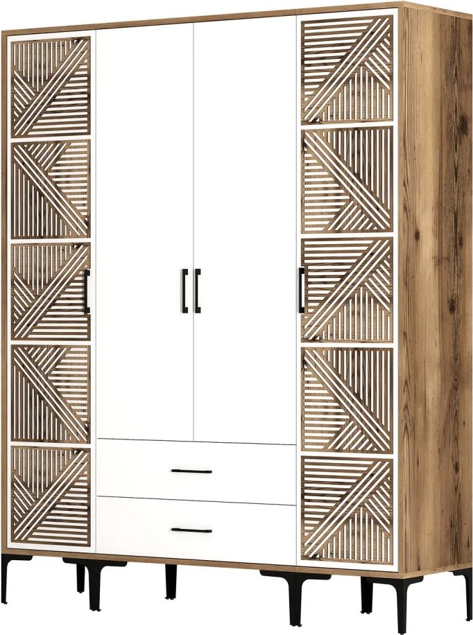 Kumsal PTP - Walnut, White