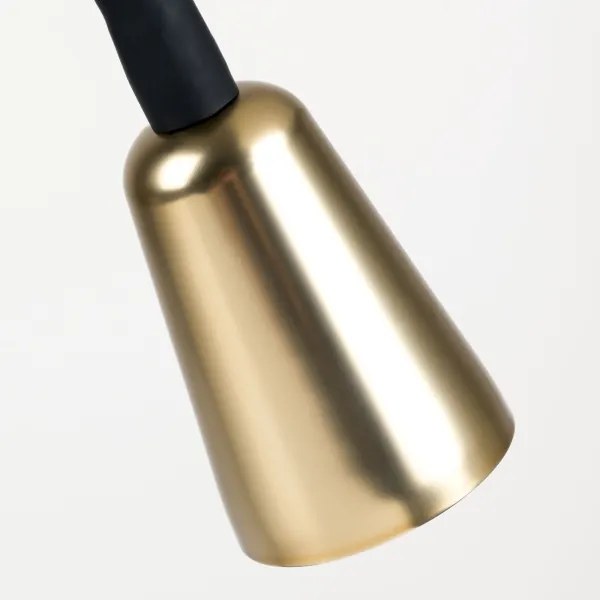 Orion - Dimmelhető, hajlítható asztali lámpa DOTTY 1xGU10/10W/230V fekete/sárgaréz