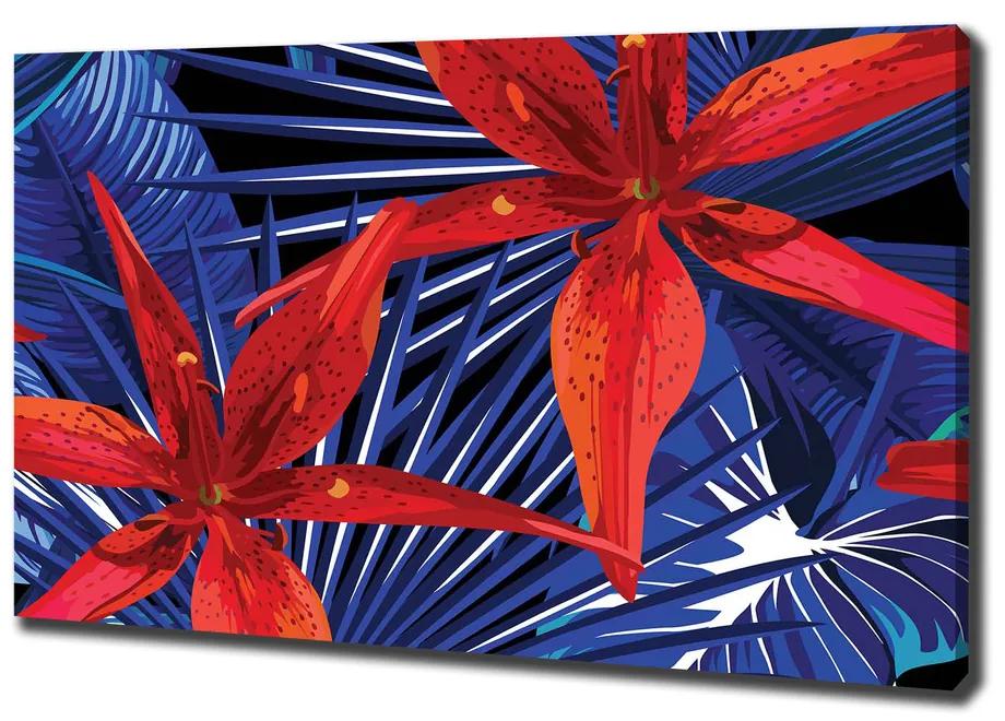Fali vászonkép Trópusi virágok pl-oc-100x70-f-92610172