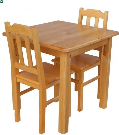 Étkezőasztal kocka 80x80 éger