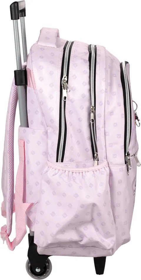 K-pop Démonvadászok Pink gurulós iskolatáska, táska 46 cm