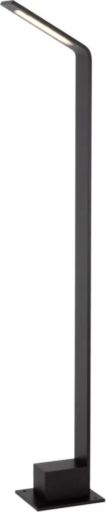 LUCIDE 29831-80-30 LAWFORD Modern Kültéri Állólámpa Fekete LED IP44