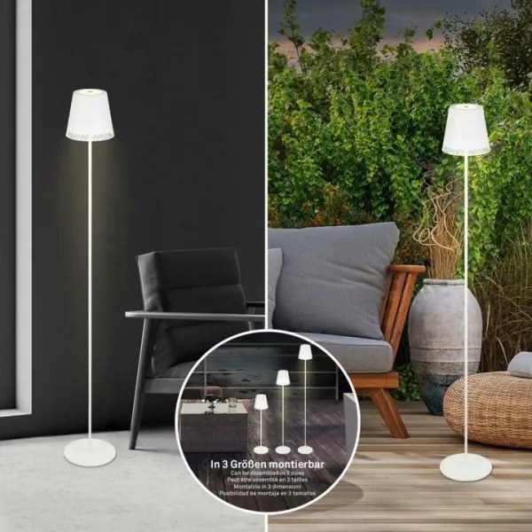 Briloner 1438016 - LED Dimmelhető érintős állólámpa LED/3,5W/5V 3000K 130 cm fehér