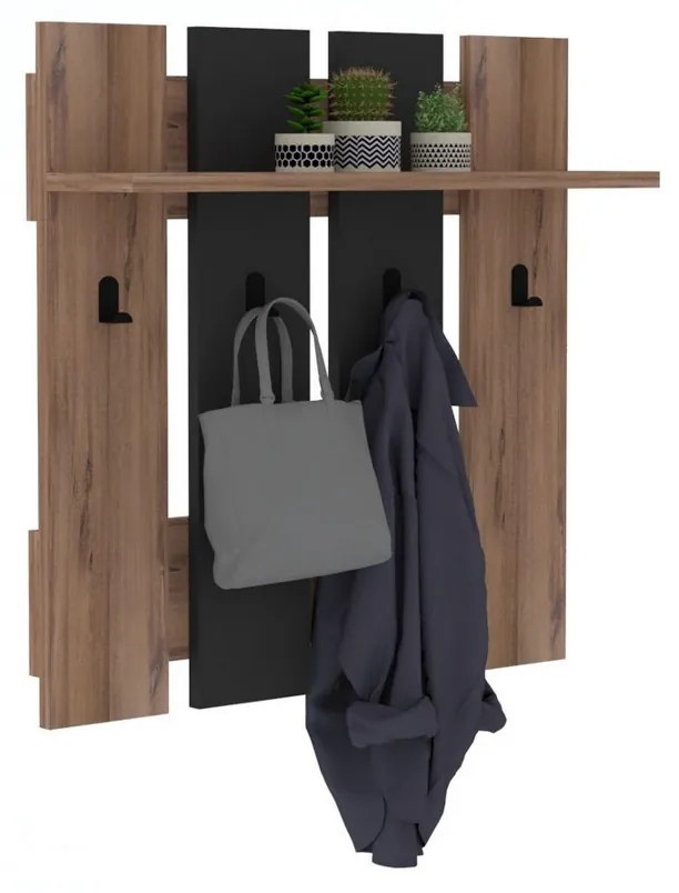 Mita Walnut előszobai fogas