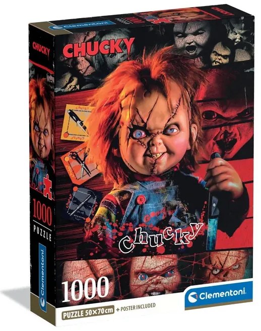 Chucky Crazy 1000 db-os Compact puzzle Clementoni