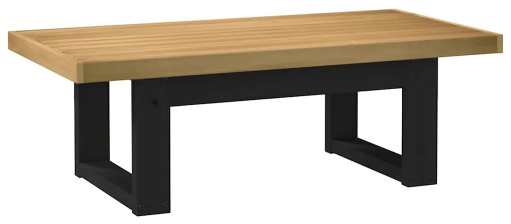dohányzóasztal NOAIN U alakú lábak 120x60x40cm tömör fa fenyőfa