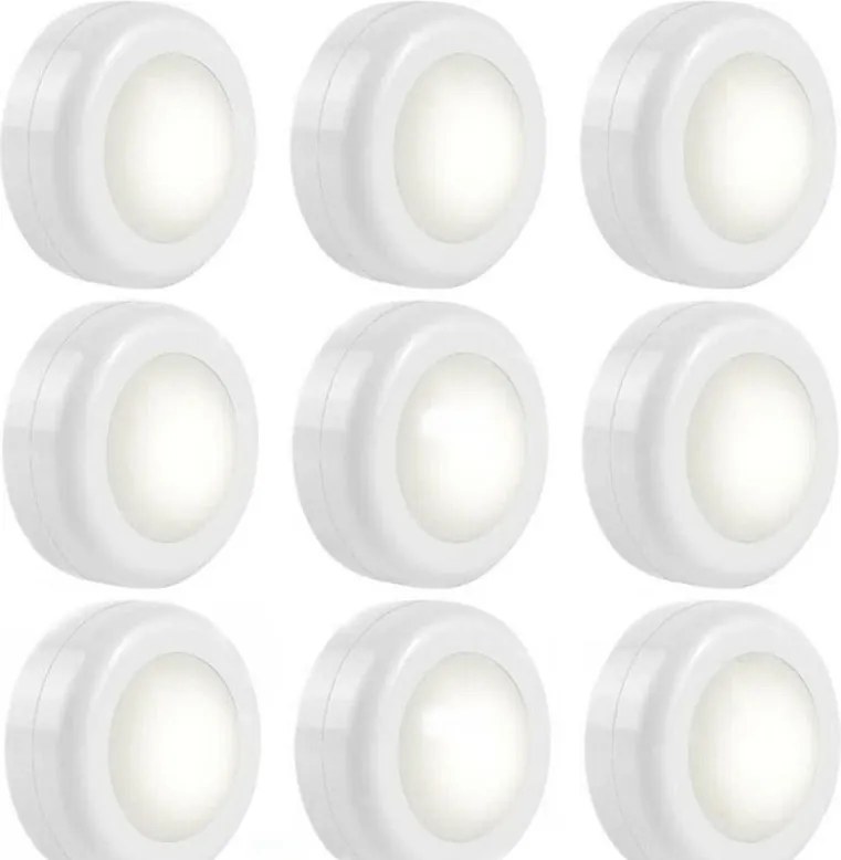 12db Vezeték nélküli Rgb Led lámpák Szekrényvilágítás Éjjeli lámpák Távirányítóval