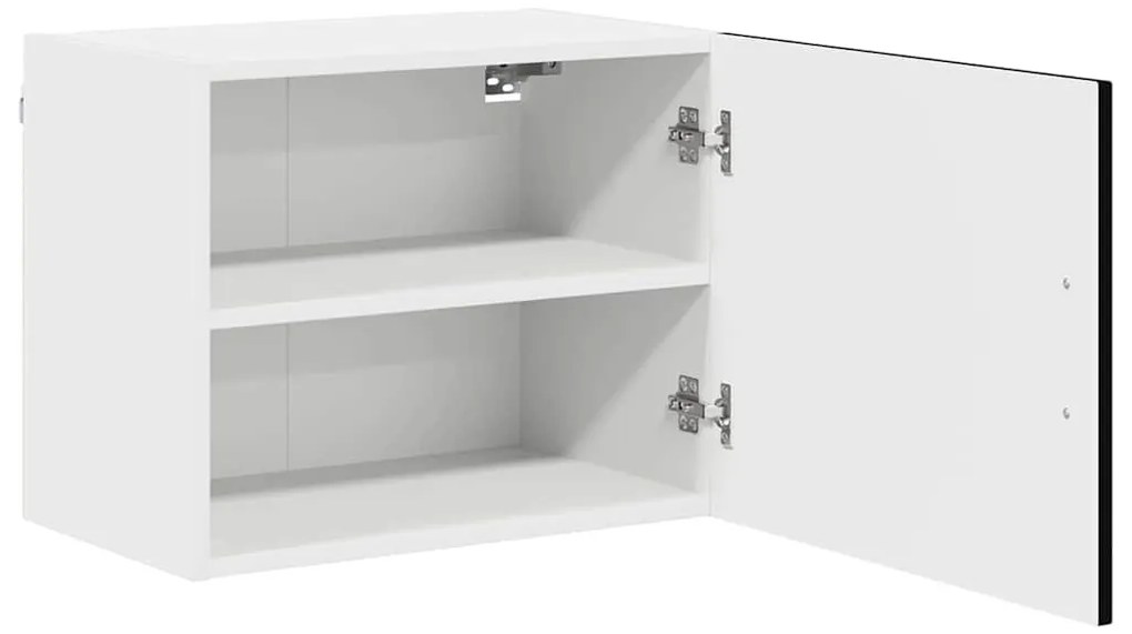 Fali konyhaszekrény 2 pcs Fekete 50 x 31 x 40 cm Faanyag