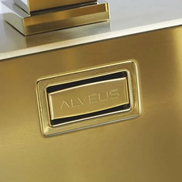 ALVEUS 1106867 - Mosogató PURE 52,5x51,5 cm monarch arany