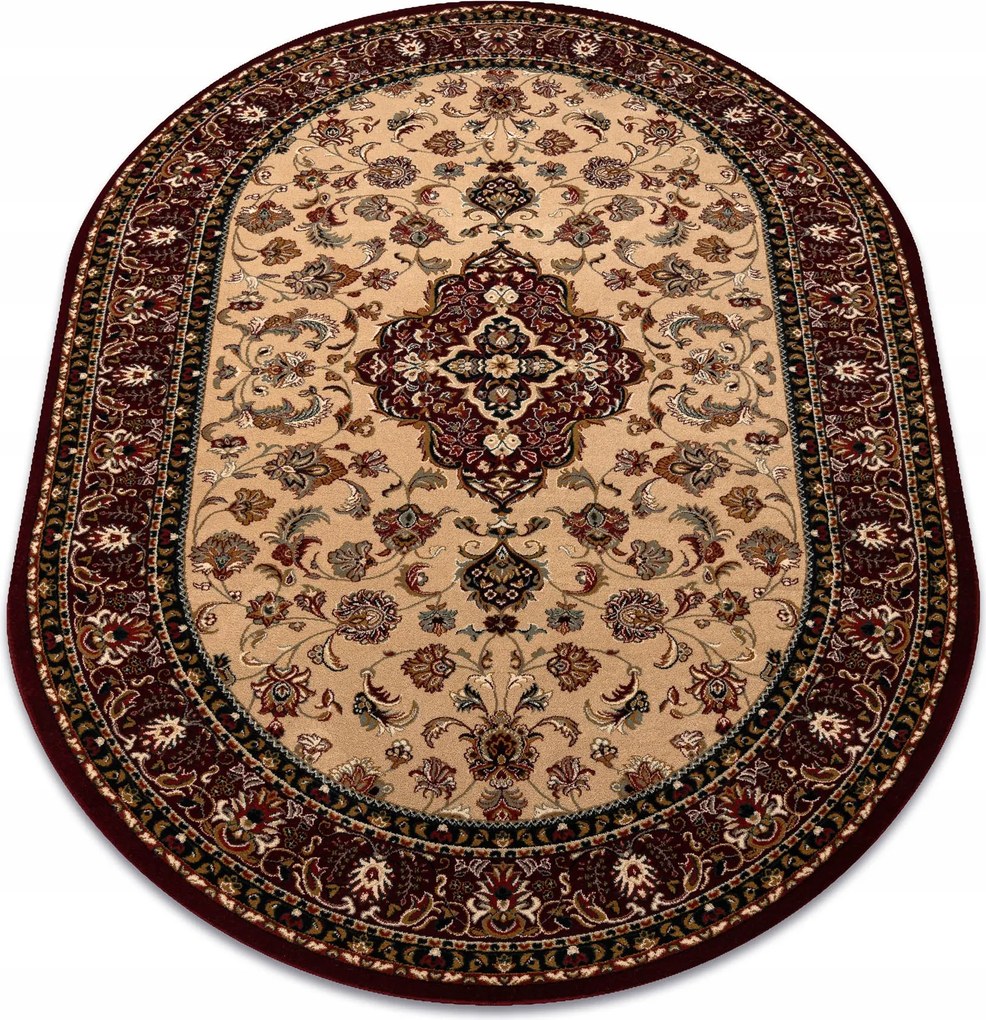 Nappali szőnyeg gyapjú Omega ovális Orion rozetta Virágok j.rubin 2 170x235 cm