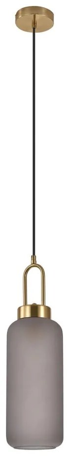 Aranyszínű függőlámpa üveg búrával ø 13 cm Luton – House Nordic