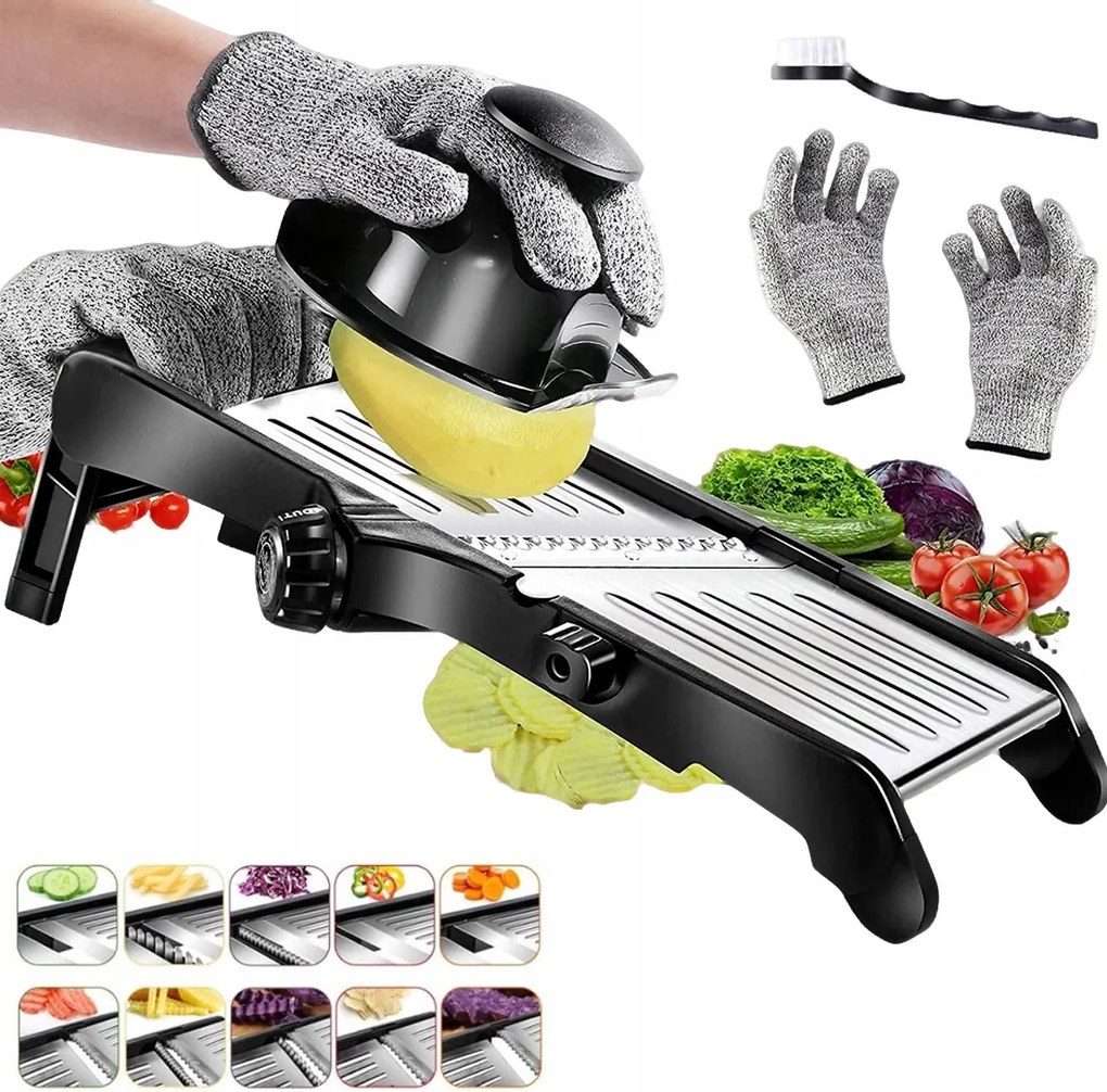 Mandolin szeletelő Káposzta reszelő Zöldség szeletelő