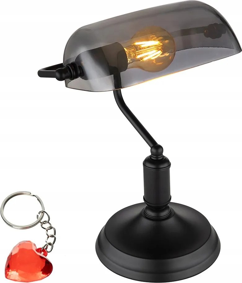 Bankár asztali lámpa Antique 2491B Globo