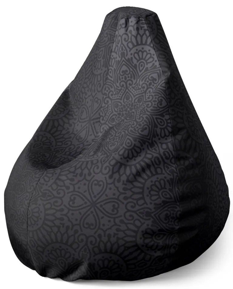 Pear babzsák mehendi, antracit