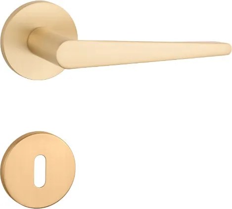 APRILE ARNICA Körrozettás R SLIM 7MM GOLD SATIN - Szatén arany színű BB