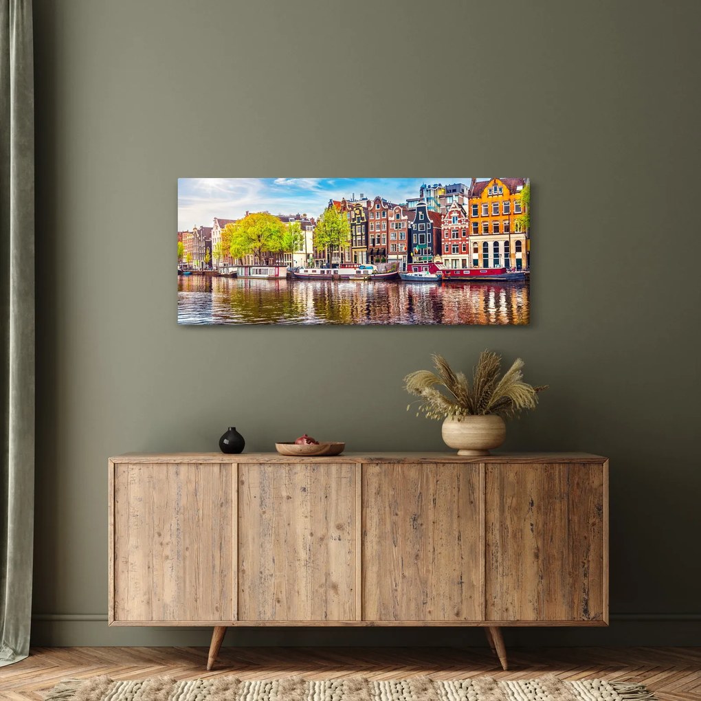 Kép - Táncoló házak, Amszterdam (120x50 cm)