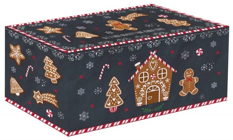 Mézeskalács karácsonyi porcelán bögre szett díszdobozban, 2 db-os, 350 ml - Gingerbread